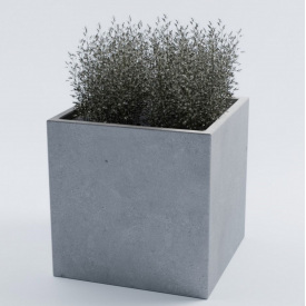 Горшок бетонный Верона L 80x80x80 см, уличный садовый