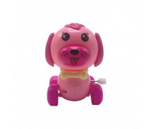 Заводная игрушка Собачка Bambi 665 8 см Розовый