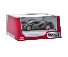 Інерційна машинка Lamborghini Sian FKP 37 Kinsmart KT5431W металева Зелений