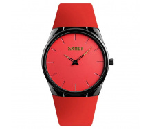 Наручний класичний годинник Skmei 1601S Червоний
