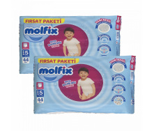 Підгузки-трусики Molfix 5 junior (12-17 кг) 88 шт