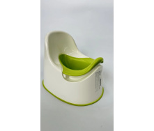 Дитячий горщик IKEA LOCKIG 601.931.28 36х28х29 см Біло--зелений 3242523532
