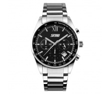 Годинник наручний Skmei 9096 Black 9096BK (17121-hbr)