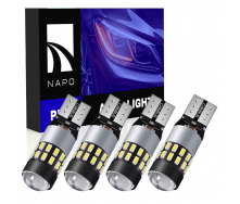 Комплект світлодіодних ламп Napo PRO T10-3014-30smd W5W T10 4 шт Білий (2495389404)