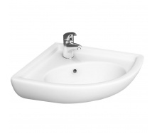 Раковина кутова підвісна RAK Ceramics RAK0048 Compact Corner 440x195x360 мм Білий (1896319942)