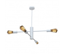 Люстра підвісна MSK Electric Asket на чотири плафони Е27 NL 6120-4 WH Білий (619773)