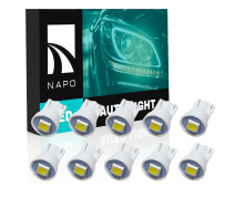 Комплект світлодіодних ламп Napo LED T10-5050-1smd T10 W5W 10 шт Білий (2451998165)
