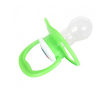 Дитяча пустушка силіконова Mega Zayka MGZ-0514(Green) кругла