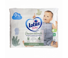 Дитячі підгузники Lotus Baby 4 (7-12 кг) 37 шт