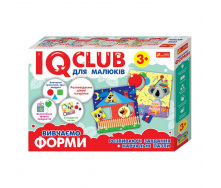 Навчальні пазли Вивчаємо форми.IQ-club для малюків Ранок 13203007 6 карт у наборі