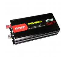 Перетворювач напруги інвертор Eryuan 4500W LCD DC/AC 12V-220V з чистою синусоїдою та вольтметром Black