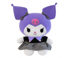 М'яка іграшка плюшева Hello Kitty з аніме Куромі у сукні в клітинку та з бантиками 55 см Різнокольоровий (1004)