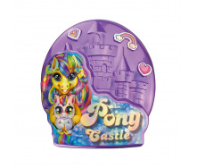 Креативна творчість Pony Castle Danko Toys BPS-01-01U з м'якою іграшкою Фіолетовий