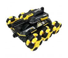 Іграшка танк-всюдихід RIAS TK-007 на радіокеруванні з парогенератором Black-Yellow (3_03909)