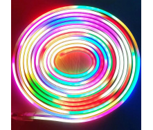 Світлодіодна стрічка RIAS JL-2835 RGB IP65 5м Неон Різнокольоровий 12V-220V
