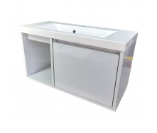Пластикова підвісна тумба The MIX Адоніс HPL 3103 gloss 70х60х45 см