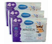 Підгузки Bevola Baby 4+ Maxi Plus 8-15 кг 114 шт