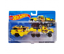 Дитячий ігровий набір машинок Bambi T-H708-1(Yellow) з трейлером