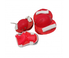 Комплект захисний дитячий Bambi MS 0032-2(Red) наколінники, налокітники, зап'ястя М