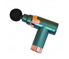 М'язовий ударний масажер Fascial GUN JY-760 4 насадки Зелений 30151367А