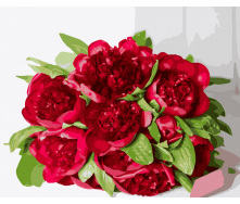 Картина за номерами Art Craft Рубіновий букет 40*50 см 12132-AC