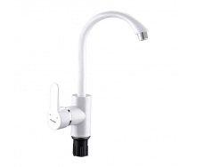 Змішувач для кухні з підведенням PLAMIX Leon-011 White PM0614
