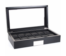 Шкатулка для зберігання годинників Salvadore WB/2350/12.BL 37х21х8,5 см Чорний