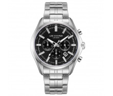 Наручний годинник чоловічий Lee cooper Fenix Black Сріблястий (3444)
