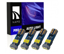 Комплект світлодіодних ламп Napo PRO T5-3014-9smd T5 W1,2W 4 шт Білий (2442312084)