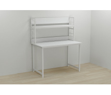 Надбудова для столу Ferrum-decor Лінкольн 60x140x28 Білий ДСП (LIN0050)