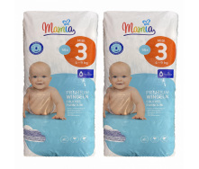 Дитячі підгузники Mamia Premium 3 Midi (4-9 кг) 112 шт