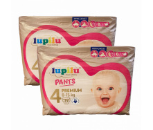 Підгузники-трусики Lupilu Premium Jumbo Bag 4 Maxi 8-15 кг 78 шт