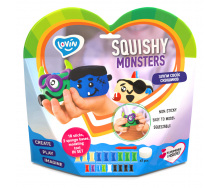 Набор для лепки Squishy Monsters ТМ Lovin 70130 с воздушным пластилином