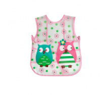 Слинявчик клейончатий на зав`язках Mega Zayka MGZ-0607 (Pink)