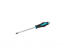 Викрутка ударна хрестова магнітна MASTERTOOL GM EXTERNAL HEX PH2х150 мм ручка з покриттям TPR (49-6215)