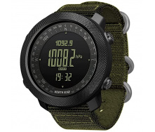 Наручний годинник чоловічий з компасом North Edge Apache Green 5BAR Чорний (2860)