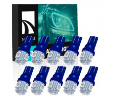 Комплект світлодіодних ламп Napo T10-5050-5smd W5W T10 10 шт Синій (2510515464)