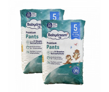 Підгузки-трусики Babydream Premium 5 розміру 12-17 кг 40 шт