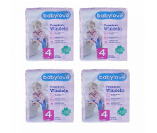 Дитячі одноразові підгузники Babylove Premium 4 maxi (8-14) кг 168 шт
