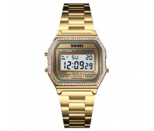 Годинник наручний жіночий Skmei 1474 Gold 1474GD (17136-hbr)