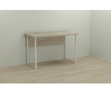 Комп'ютерний стіл Ferrum-decor Сем 75x160x140 білий ДСП Дуб Сонома 32мм