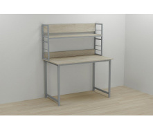 Надбудова для столу Ferrum-decor Лінкольн 60x100x28 Сірий ДСП Сонома (LIN0018)