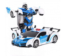 Іграшка трансформер Оптимус Прайм поліцейська SV Toys на Радіокеруванні зі Світловим та Звуковим Ефектом (522)