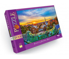 Пазл класичний Danko Toys C2000-01-01-10 2000 ел (Sunrise in Barselona, Spain)