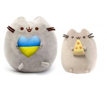 Набір м'яких іграшок S&T Pusheen cat 23х25 см та 12х15 см (vol-10457)