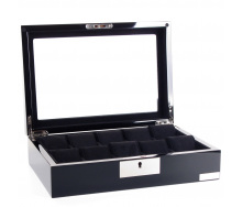Шкатулка для зберігання годинників Salvadore WB/2386/10.BL 31,5х21х8,5 см Чорний