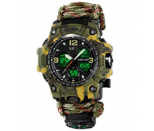 Армійський годинник Skmei 1155G Hamlet Paracord Camo (1155-54)