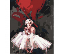 Картина за номерами без підрамника Серце Мерілін Art Craft 10004-ACNF 40х50 см