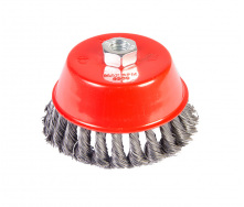 Щітка торцева із плетеного дроту D125 М14 MASTERTOOL GM (19-7012)