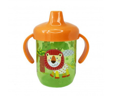 Поїльник дитячий Mega Zayka MGZ-0305 (Green) Лев 200 мл